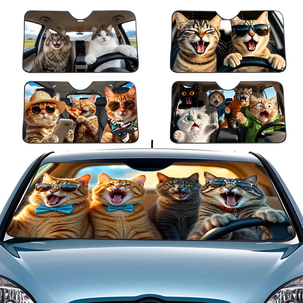 Car Accessories Window - ผ้าคลุมกระจกรถยนต์ ป้องกันแสงแดด ฝุ่น และละอองน้ำ อุปกรณ์ตกแต่งรถยนต์