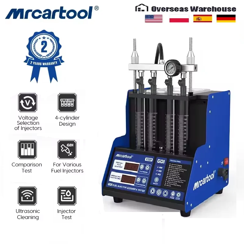 Fuel Injector Cleaner - MR CARTOOL GDI การใช้หัวฉีด & เครื่องทดสอบ