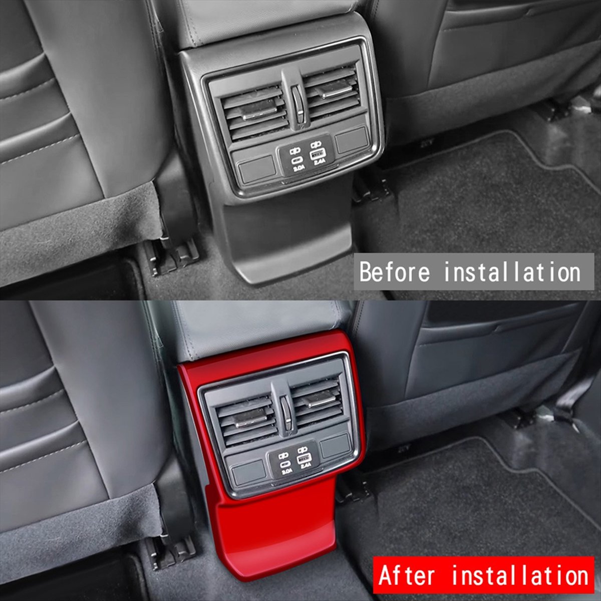 Car Accessories Rear - แผงปิดช่องแอร์ด้านหลังรถยนต์ ป้องกันรอยเตะสำหรับ Subaru Forester 2025 รุ่นพวงมาลัยซ้าย