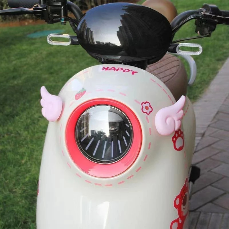 1 คู่รถจักรยานยนต์อุปกรณ์ตกแต่ - Car Accessories Girl บทวิจารณ์และราคา