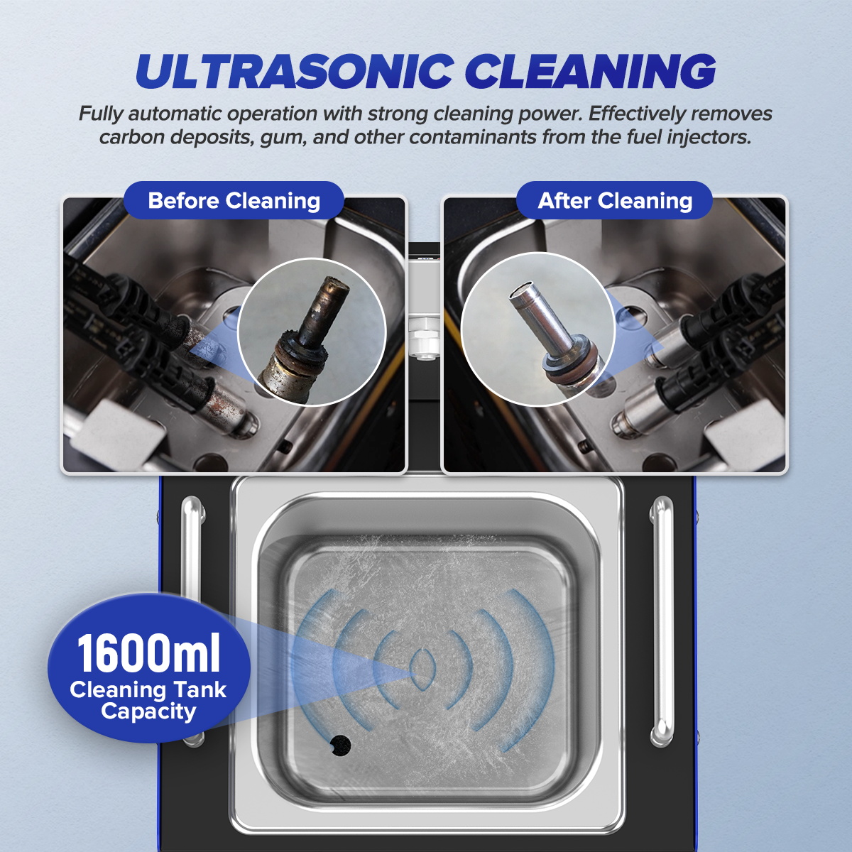 เครื่องทดสอบและทำความสะอาดหัวฉ - Fuel Injector Cleaner บทวิจารณ์และราคา