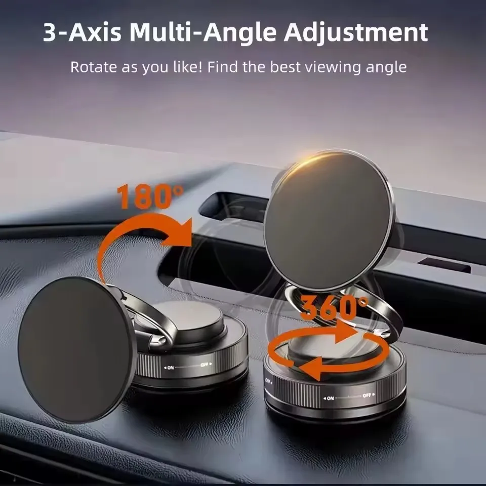 อัปเกรด 360 ° ที่วางโทรศัพท์แบ - Car Phone Holder Magnetic บทวิจารณ์และราคา