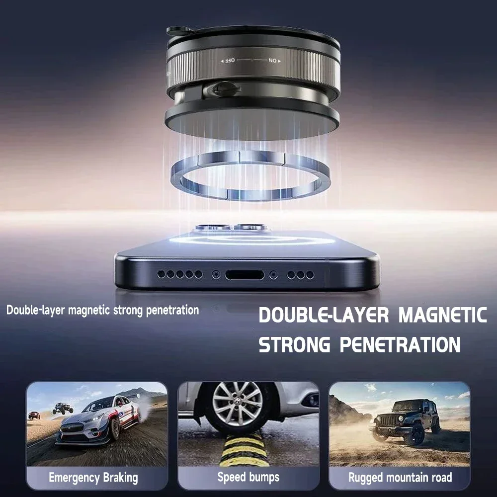 อัปเกรด 360 ° ที่วางโทรศัพท์แบ - Car Phone Holder Magnetic บทวิจารณ์และราคา