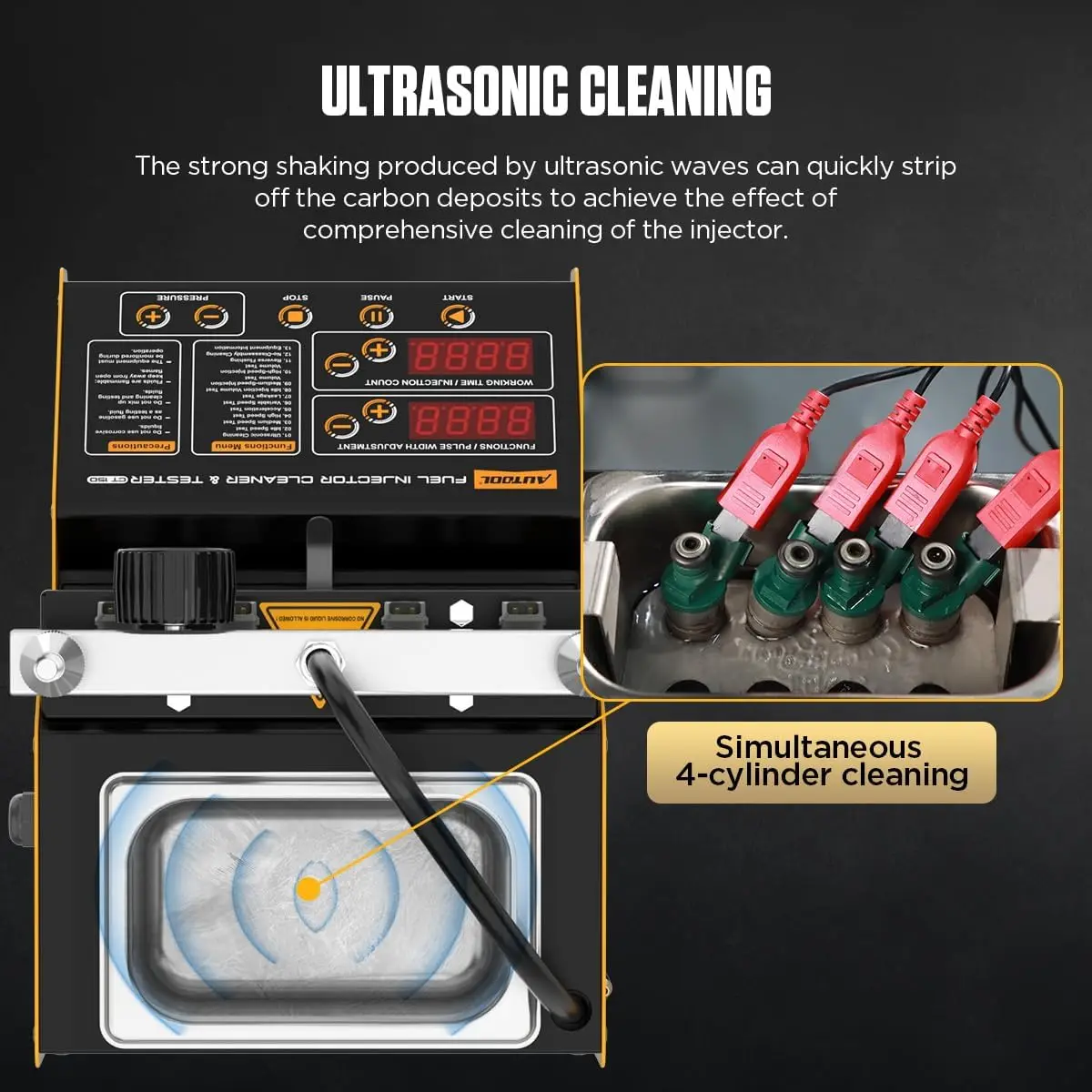 เครื่องทดสอบและทำความสะอาดหัวฉ - Fuel Injector Cleaner บทวิจารณ์และราคา