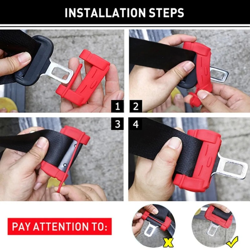 คลิปหนีบเข็มขัดนิรภัยรถยนต์ 2  - Car Accessories Inside บทวิจารณ์และราคา