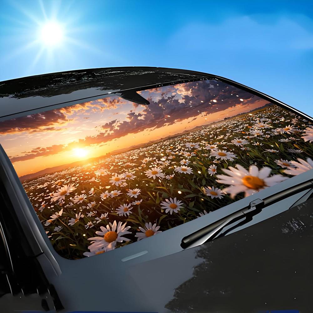 ผ้าคลุมกระจกรถยนต์กันแดด Sunsh - Car Accessories Window บทวิจารณ์และราคา