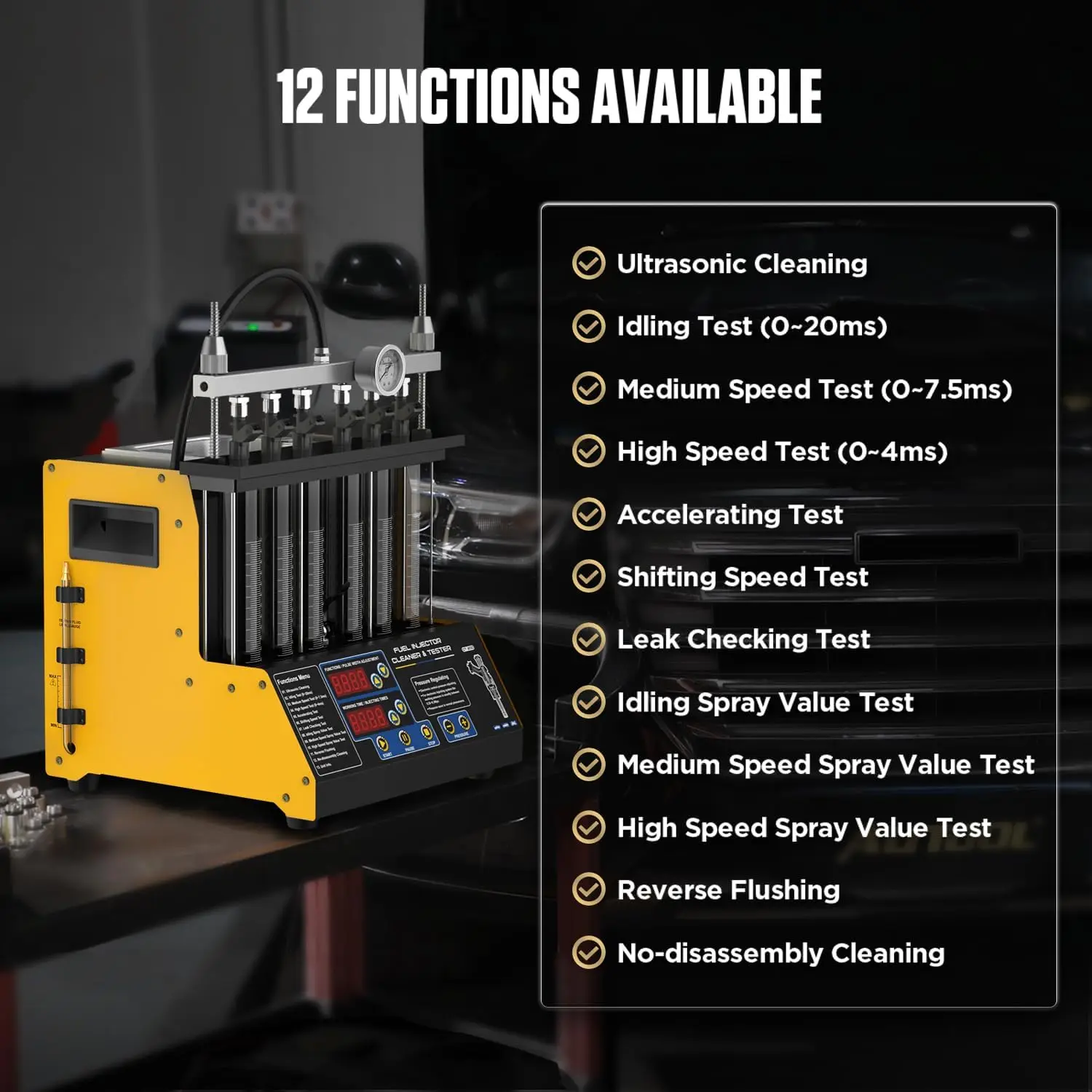 เครื่องทดสอบและทำความสะอาดหัวฉ - Fuel Injector Cleaner บทวิจารณ์และราคา