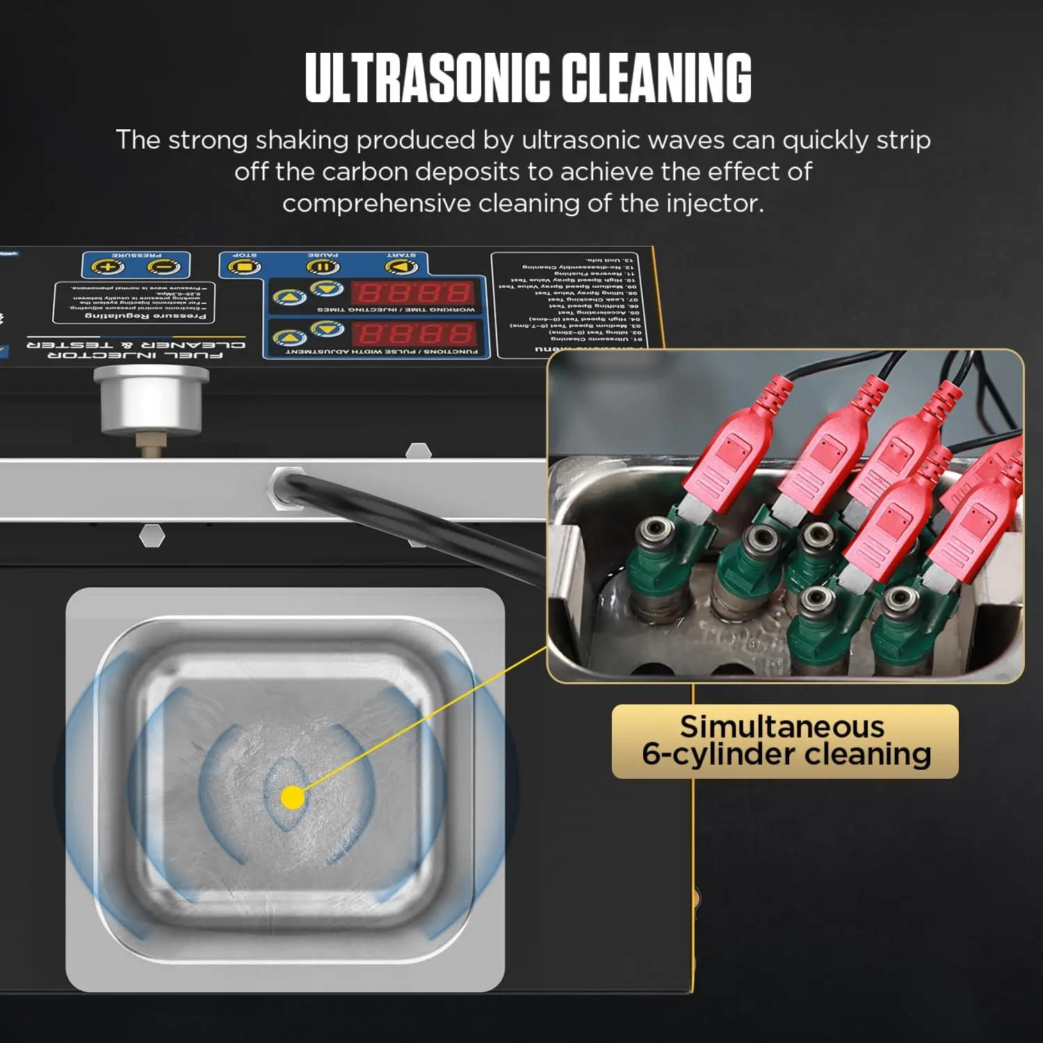 เครื่องทดสอบและทำความสะอาดหัวฉ - Fuel Injector Cleaner บทวิจารณ์และราคา