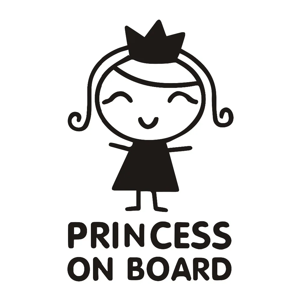 สติกเกอร์รถยนต์บุคลิกภาพ Princ - Car Accessories Girl บทวิจารณ์และราคา