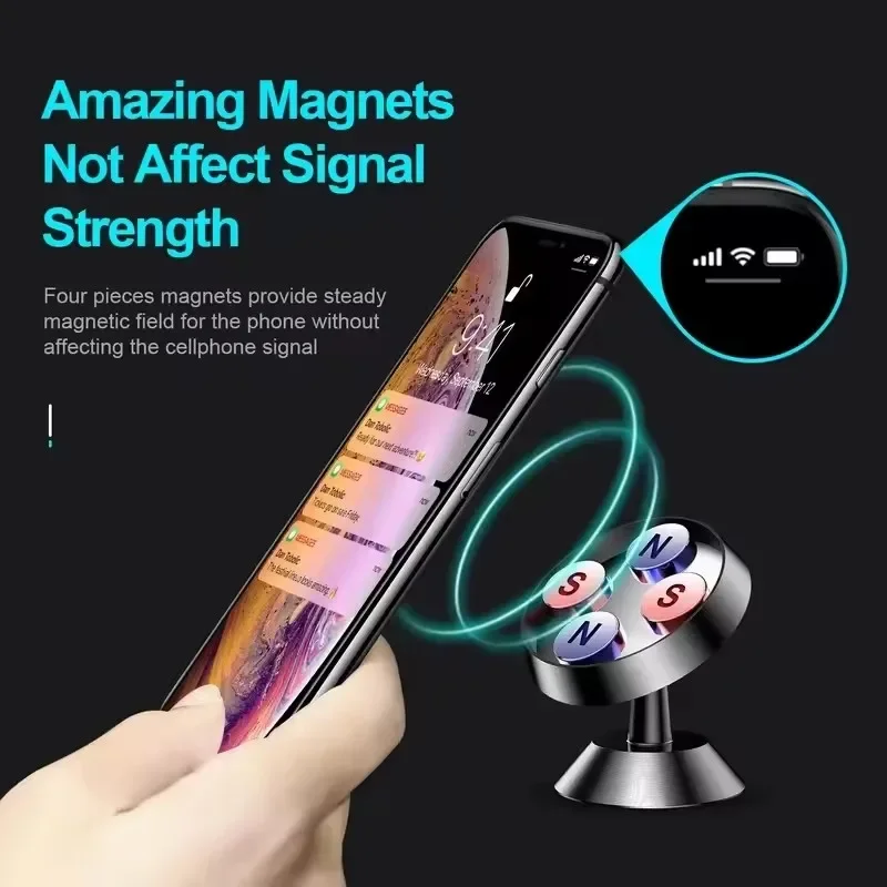 ที่ยึดโทรศัพท์ในรถยนต์แบบแม่เห - Car Phone Holder Magnetic บทวิจารณ์และราคา