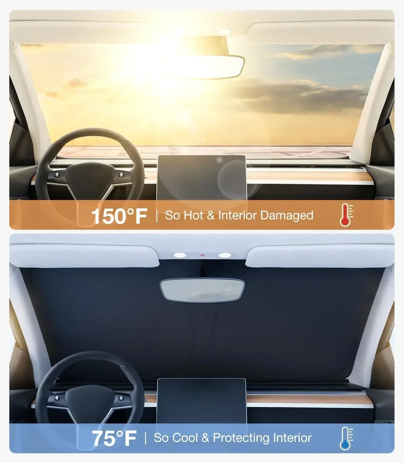 สำหรับเทสลารุ่น Y จูนิเปอร์ ผ้ - Car Accessories Window บทวิจารณ์และราคา